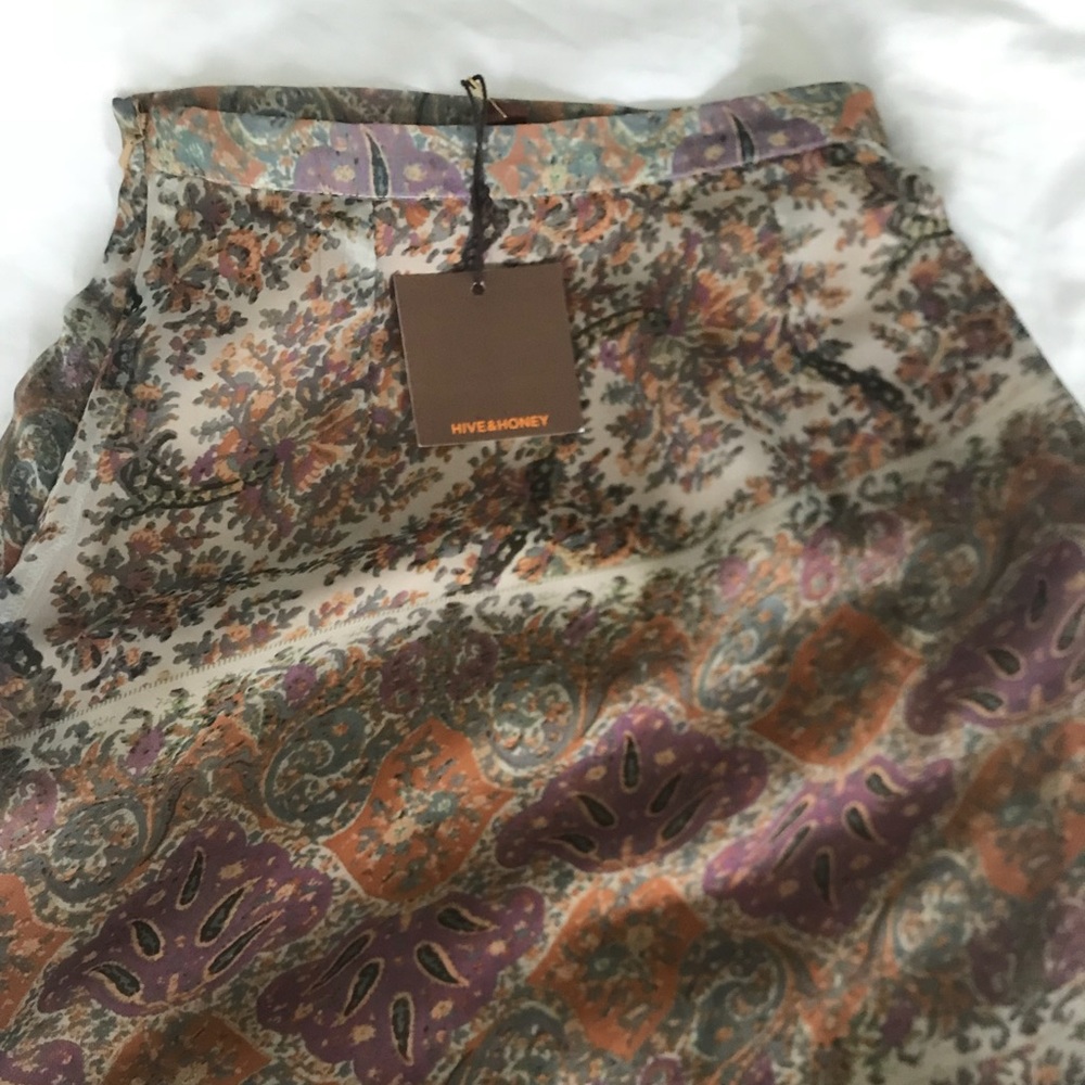 NWT lined long skirt